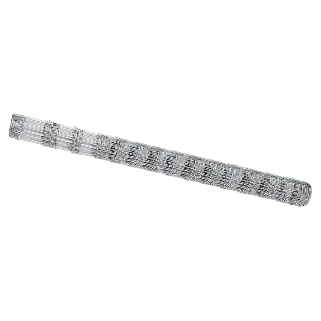 Vidaxl weidehekwerk zilver 25 x 1,6 m gegalvaniseerd staal