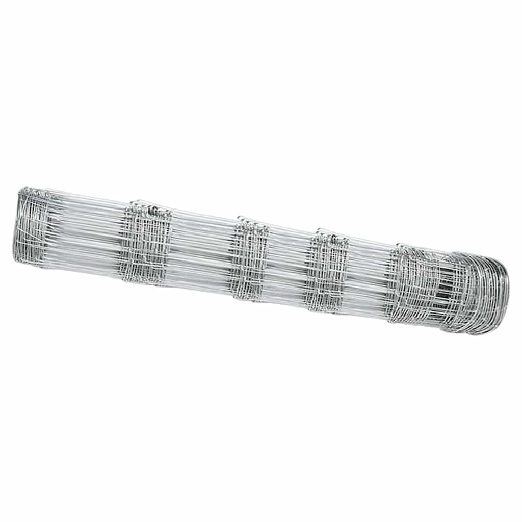 Vidaxl weidehekwerk zilver 50 x 0,8 m gegalvaniseerd staal