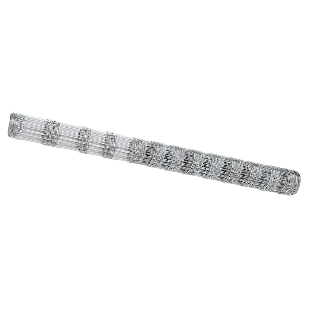 Vidaxl weidehekwerk zilver 50 x 1,5 m gegalvaniseerd staal