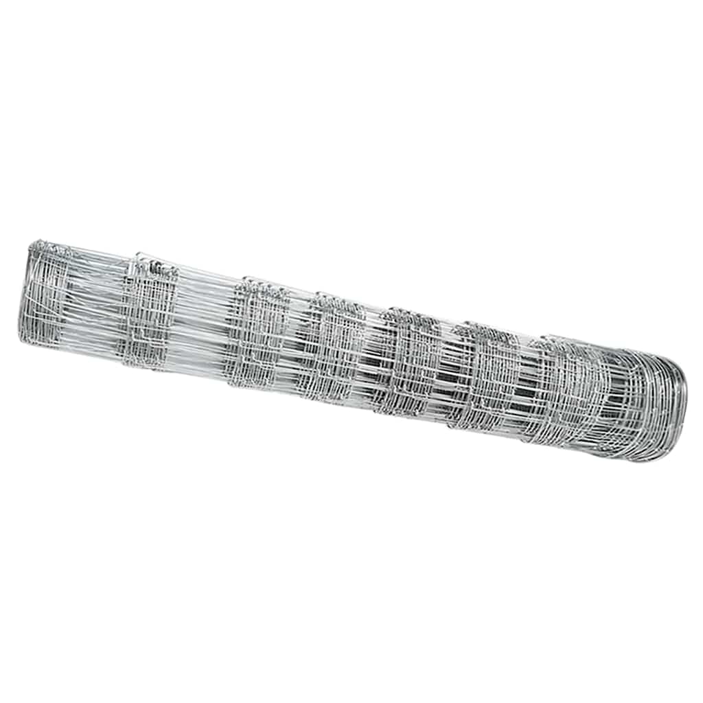 Vidaxl weidehekwerk zilver 100 x 0,8 m gegalvaniseerd staal