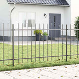 Vidaxl tuinhek grijs 1,7 x 1 m poedercoating staal