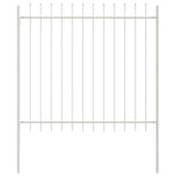 Vidaxl tuinhek wit 1,7 x 1,5 m poedercoating staal