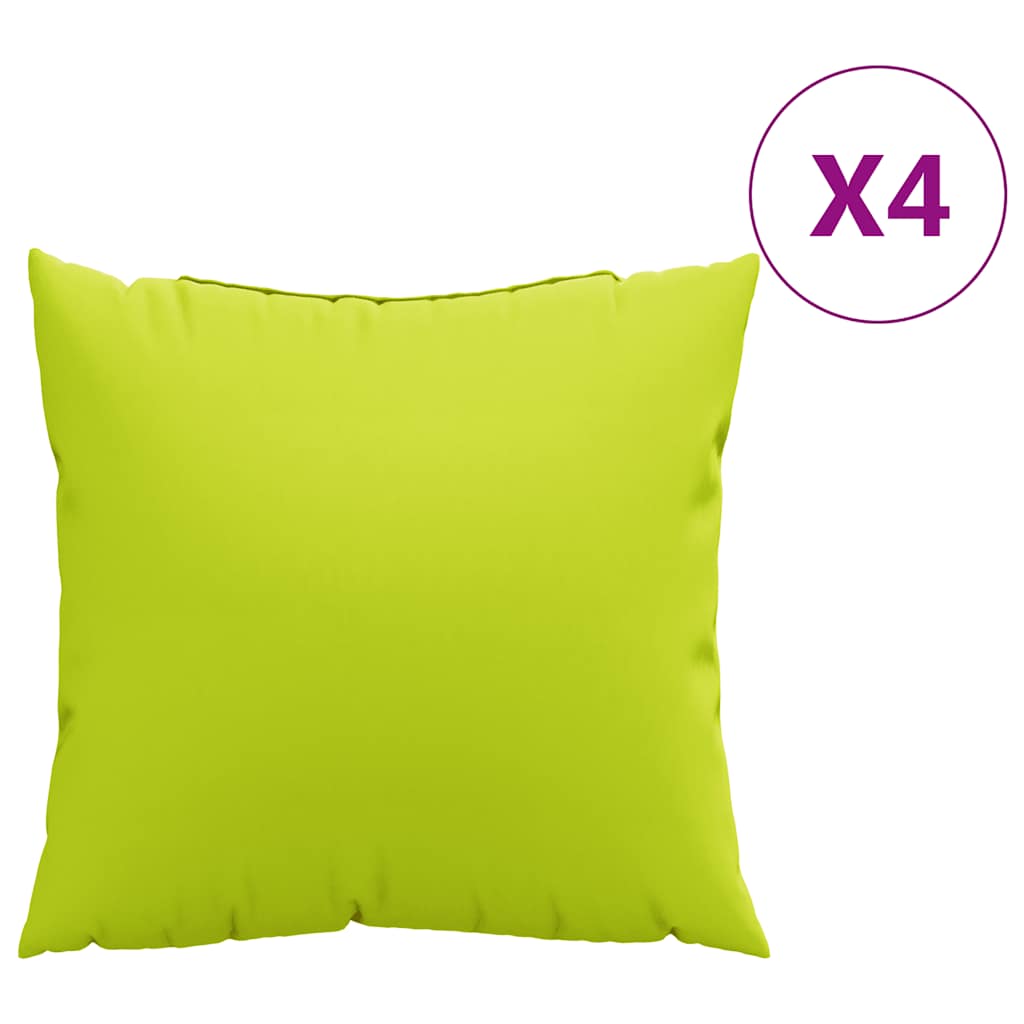 Vidaxl bankkussens 4 stuks felgroen 60x60 cm stof