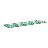 Vidaxl tuinbankkussen 180x50x7 cm oxford stof bladpatroon