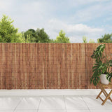 Vidaxl schorsschutting bruin 400 x 125cm schors