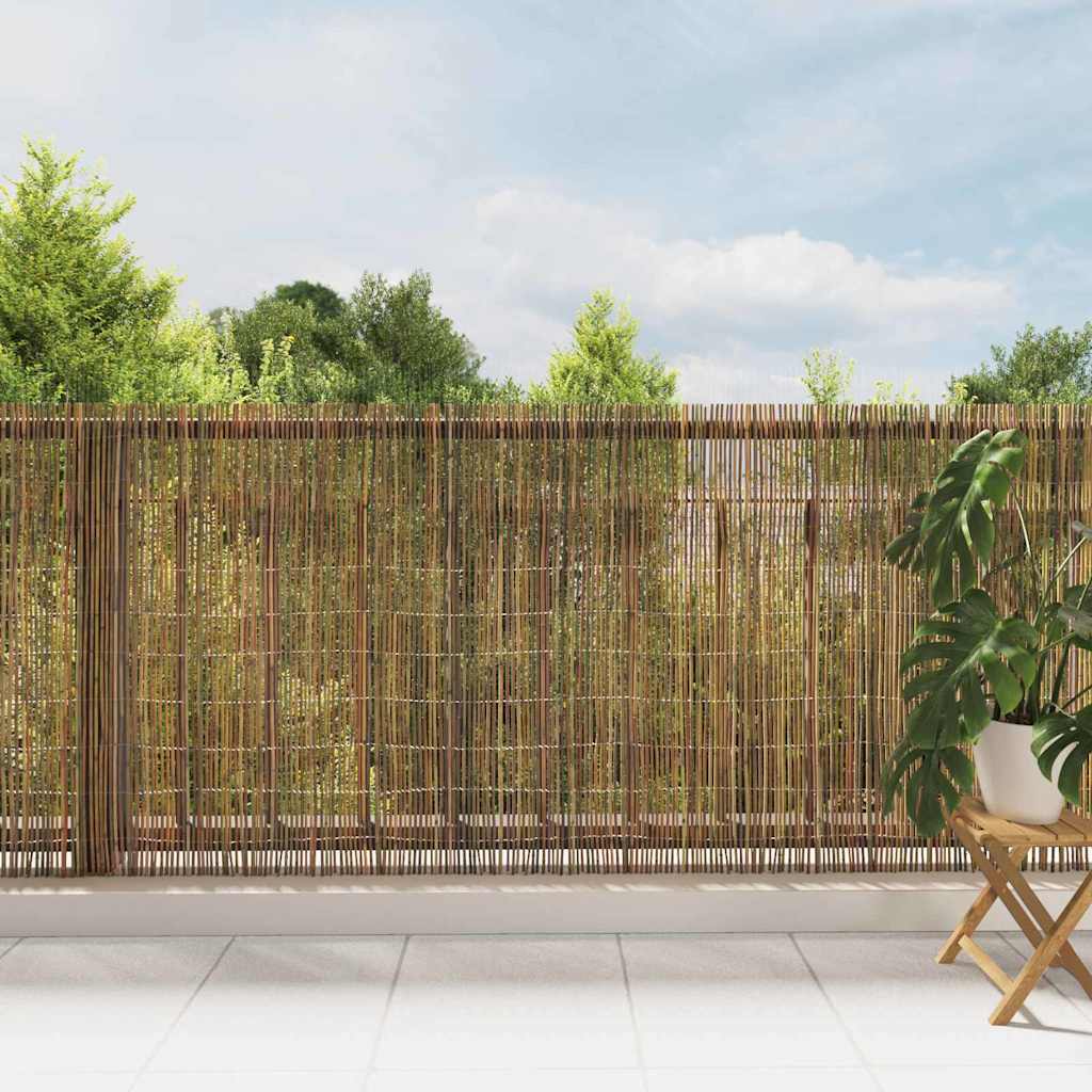 Vidaxl bamboehek 300 x 125 cm bamboe naturel
