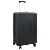 Vidaxl koffer met slot zwart 50 x 30 x 76 cm abs kunststof