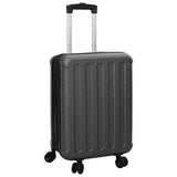 Vidaxl koffer met slot donkergrijs 34 x 23 x 55.5 cm abs kunststof