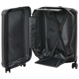 Vidaxl koffer met slot donkergrijs 34 x 23 x 55.5 cm abs kunststof