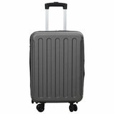 Vidaxl koffer met slot donkergrijs 34 x 23 x 55.5 cm abs kunststof