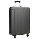 Vidaxl koffer met slot donkergrijs 50 x 30 x 76 cm abs kunststof