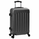 Vidaxl koffer met slot 3 pcs donkergrijs 50 x 31 x 78 cm abs kunststof