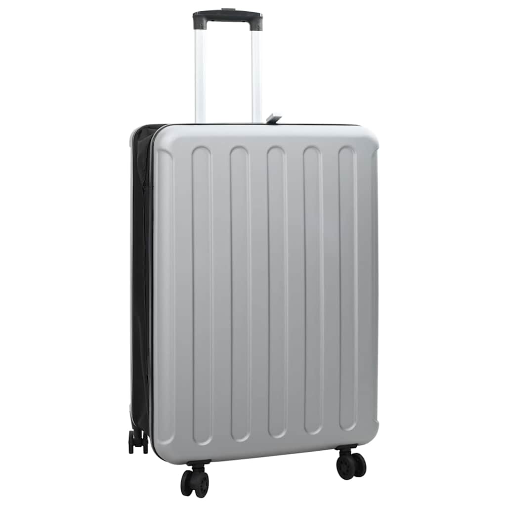 Vidaxl koffer met slot zilver 50 x 30 x 76 cm abs kunststof