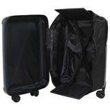 Vidaxl koffer met slot donkerblauw 34 x 23 x 55.5 cm abs kunststof
