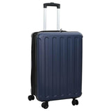 Vidaxl koffer met slot donkerblauw 43 x 27 x 66 cm abs kunststof