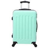 Vidaxl koffer met slot 3 pcs mintgroen 50 x 31 x 78 cm abs kunststof
