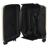 Vidaxl koffer met slot champagne 34 x 23 x 55.5 cm abs kunststof