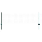 Vidaxl afrasteringspaal 5 pcs groen 100 cm staal