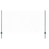 Vidaxl afrasteringspaal 5 pcs groen 120 cm staal