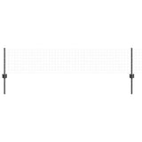 Vidaxl afrasteringspaal 5 pcs grijs 40 cm staal
