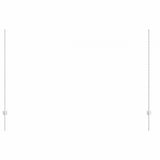 Vidaxl afrasteringspaal 11 pcs zilver 150 cm staal