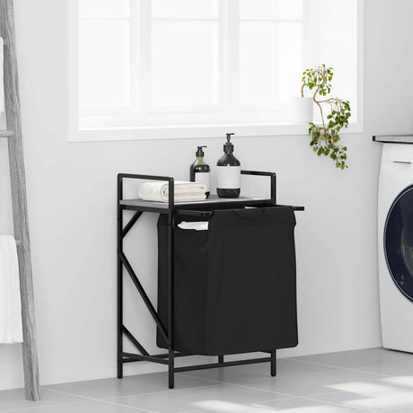 Vidaxl wasmand 1 vak met plank grijs sonoma eiken