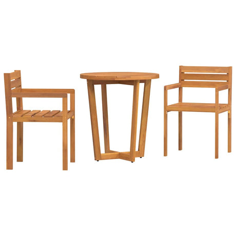 Vidaxl 3-delige tuinset van massief acaciahout