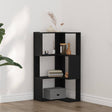 Vidaxl boekenkast 3-laags 50 x 50 x 102 cm zwart eiken