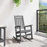 Vidaxl tuin schommelstoel lichtgrijs hdpe