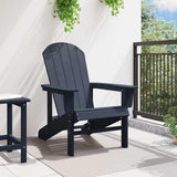 Vidaxl adirondack-stoel marineblauw hdpe