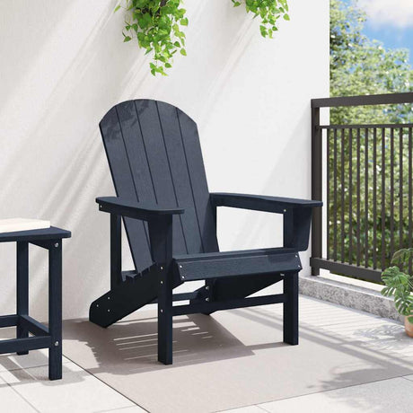 Vidaxl adirondack-stoel marineblauw hdpe