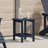 Vidaxl bijzettafel marineblauw 38 x 38 x 46 cm polyetheen