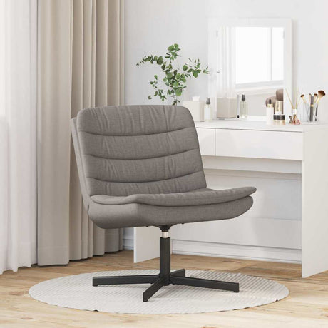 Vidaxl draaistoel taupe 63 x 75 x 76 cm stof