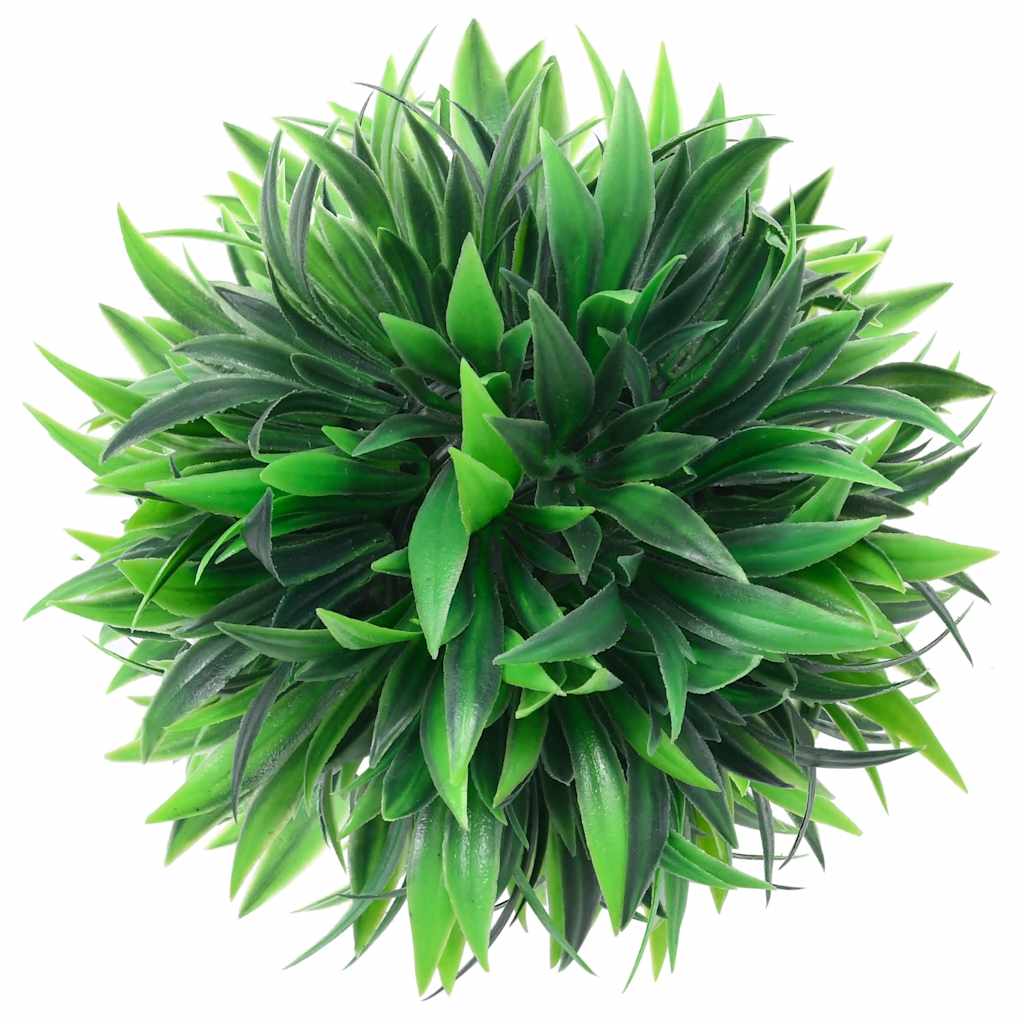 Vidaxl kunstbuxusballen met led-verlichting 2 st 20 cm groen