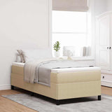 Vidaxl boxspringbed grijs groen 80 x 200 cm katoen stof