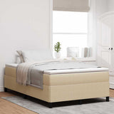 Vidaxl boxspringbed grijs groen 120 x 190 cm katoen stof