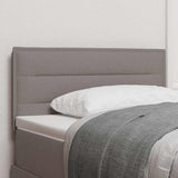 Vidaxl hoofdbord taupe stof