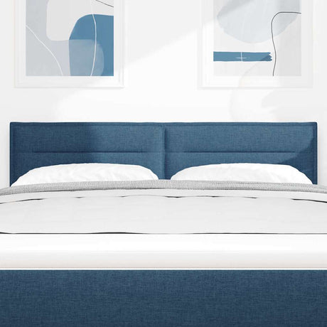 Vidaxl hoofdbord blauw stof
