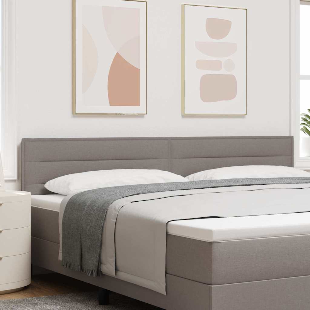 Vidaxl hoofdbord taupe stof