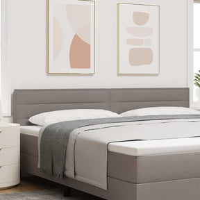 Vidaxl hoofdbord taupe stof