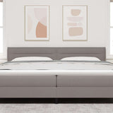 Vidaxl hoofdbord taupe stof