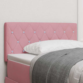 Vidaxl hoofdbord roze 90 cm fluweel