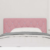 Vidaxl hoofdbord roze 100 cm fluweel