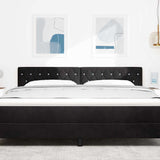Vidaxl hoofdbord zwart 180 cm fluweel