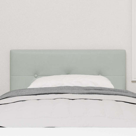 Vidaxl hoofdbord lichtgrijs 90 cm fluweel
