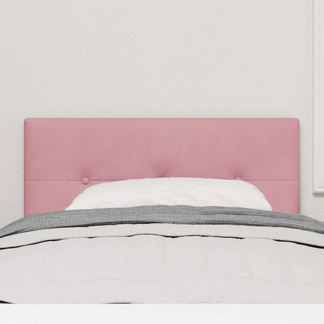 Vidaxl hoofdbord roze 100 cm fluweel