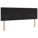 Vidaxl hoofdbord zwart 160 cm fluweel