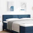 Vidaxl in hoogte verstelbaar hoofdbord blauw 180 cm stof