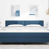 Vidaxl in hoogte verstelbaar hoofdbord blauw 180 cm stof