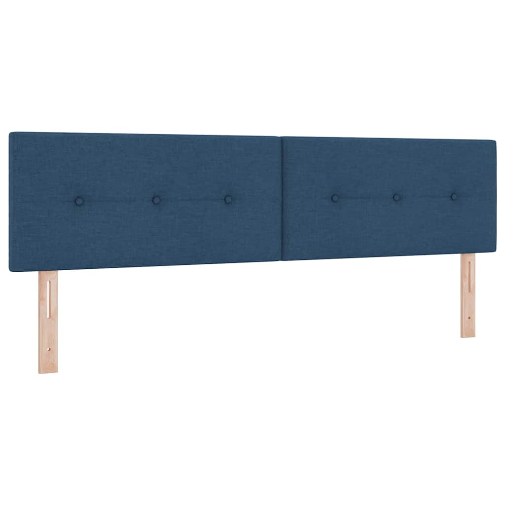 Vidaxl in hoogte verstelbaar hoofdbord blauw 180 cm stof